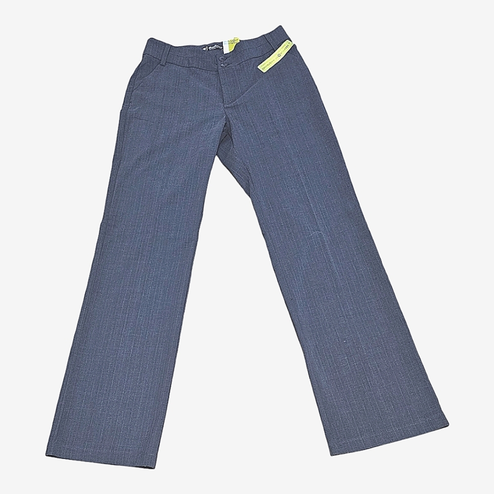 LEE STUDIO COLLECTION Women's Pinstripe Trousers Gray 10 Long